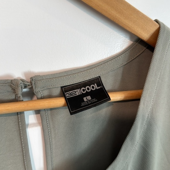 32 Degrees Ladies' Soft Twill Drawstring Dress Light Green Size Large - Picture 7 of 10